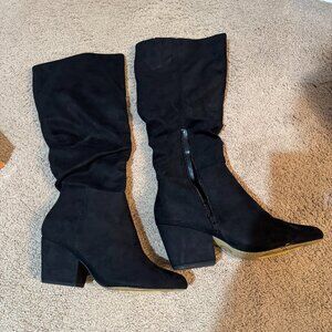 (NOT Avail)  Boots Bella Vita Womens KAREN II Slouch Boots – Black – Size 11WW